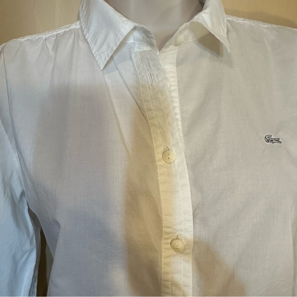 Lacoste White S-M Tunic button down - Picture 6 of 7